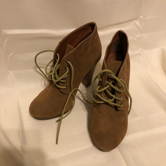 BAMBOO brown booties - Picture 3 of 5